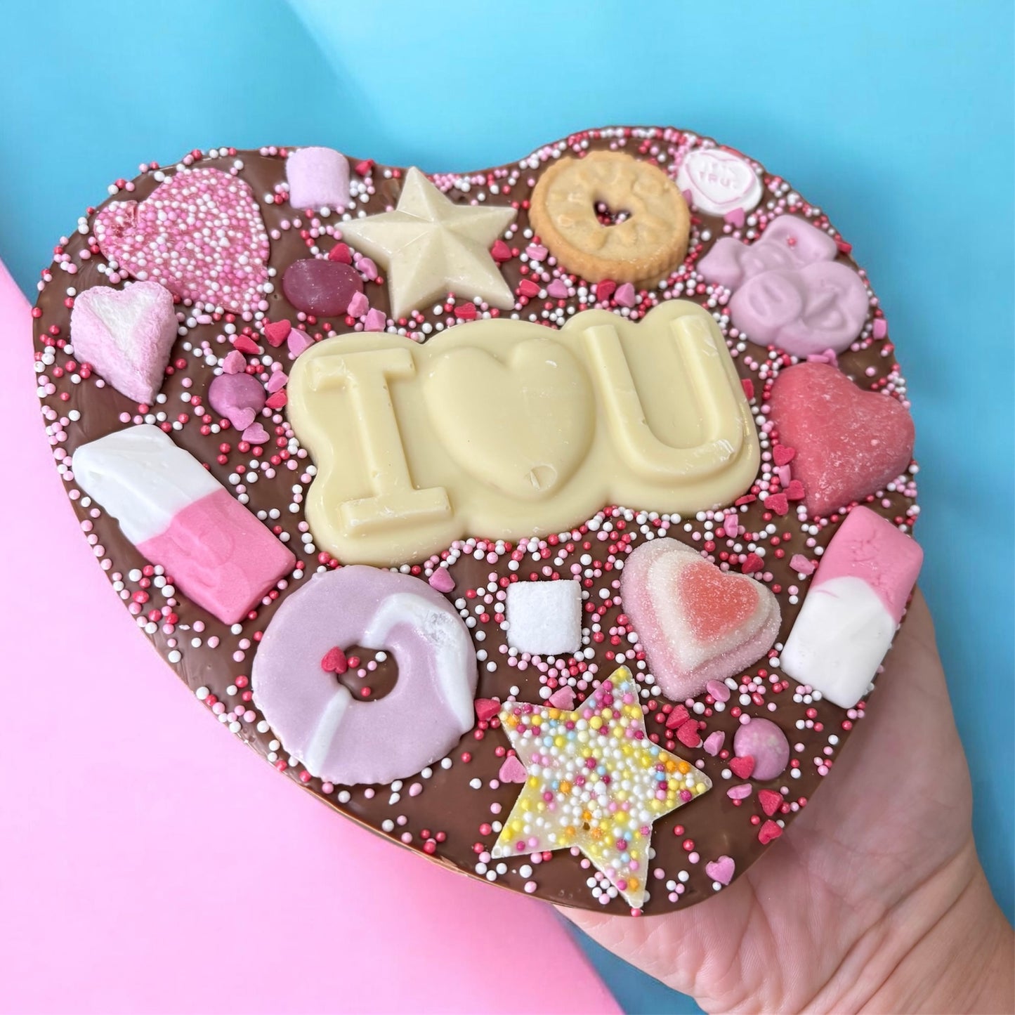 I love you Belgian chocolate heart