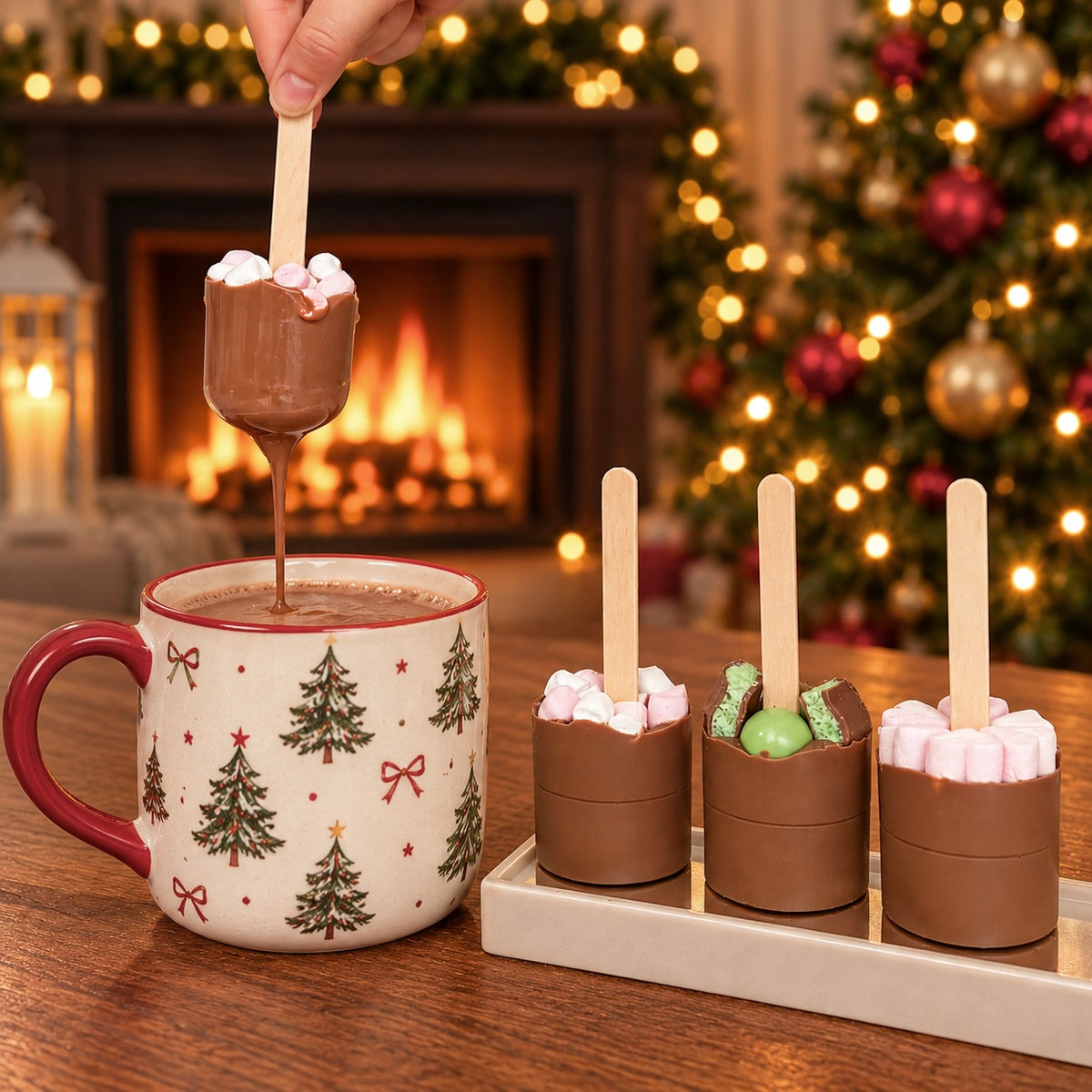 Christmas hot chocolate kit