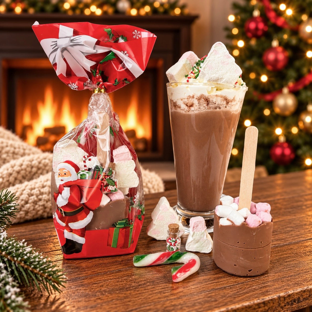 Christmas hot chocolate kit