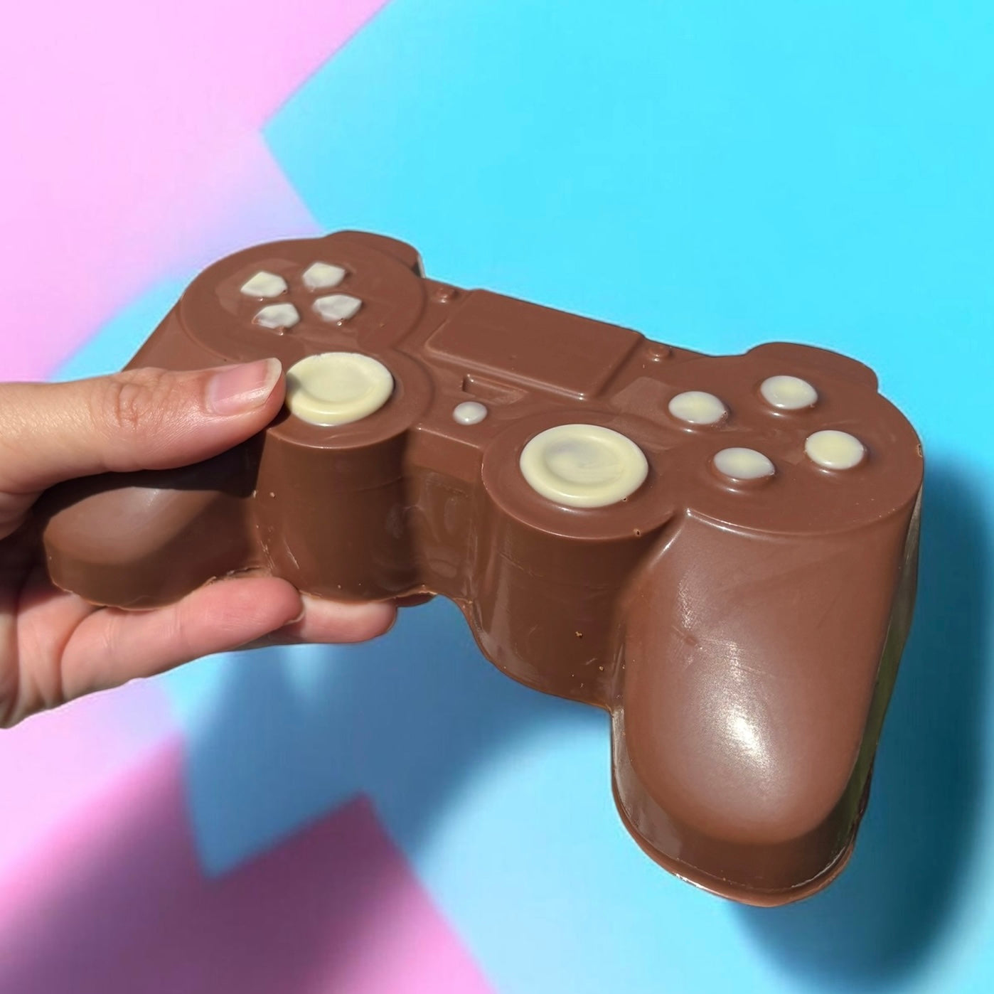 Stuffed Belgian chocolate gaming controller