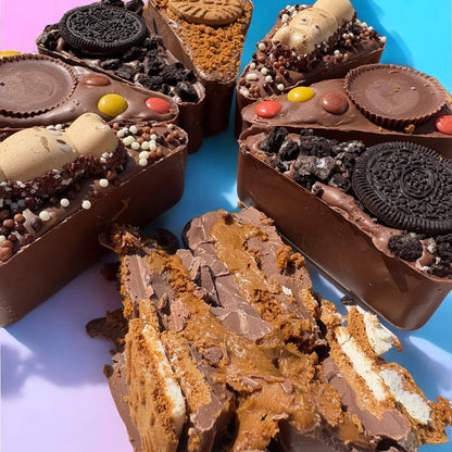 Stuffed Belgian Chocolate 'Pizza' Slices- Choice Of Toppings!