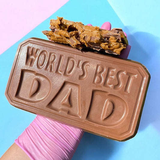 Stuffed Worlds Best Dad chocolate bar- choice of flavours!