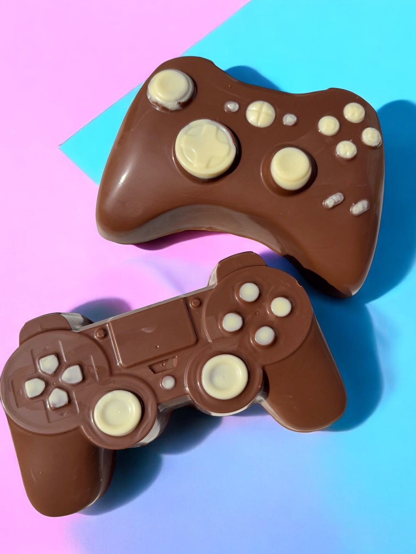 Stuffed Belgian chocolate gaming controller
