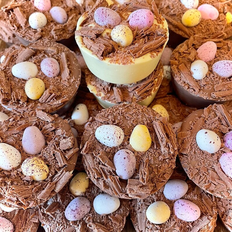 Chocolate Mini Eggs Nest