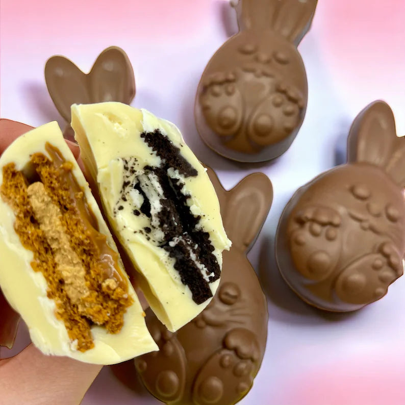 Stuffed Chocolate Easter Bunny