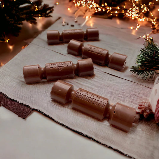 Chocolate Christmas crackers pack of 4