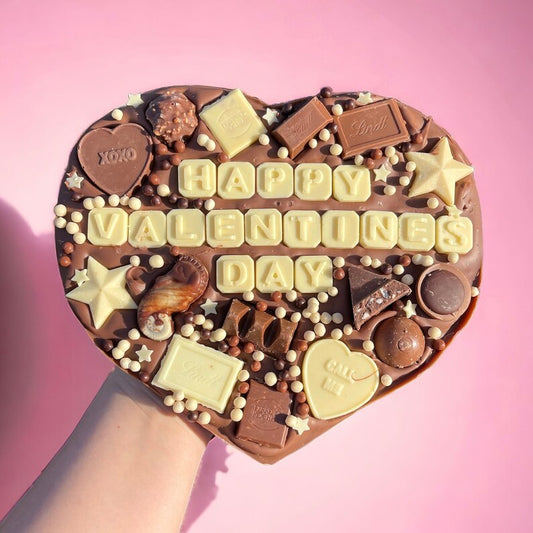 Happy Valentines Day personalised chocolate heart