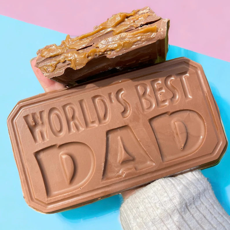 Stuffed Worlds Best Dad chocolate bar- choice of flavours!