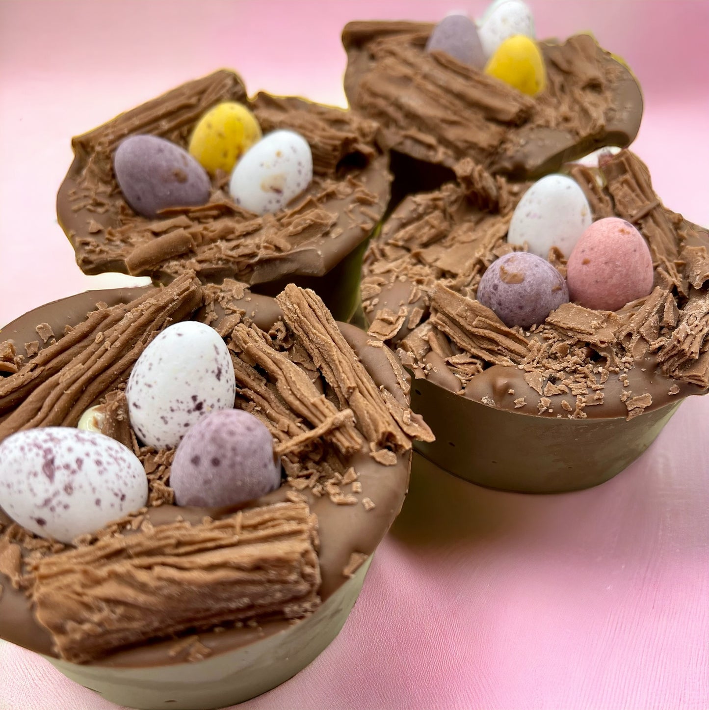 Chocolate Mini Eggs Nest