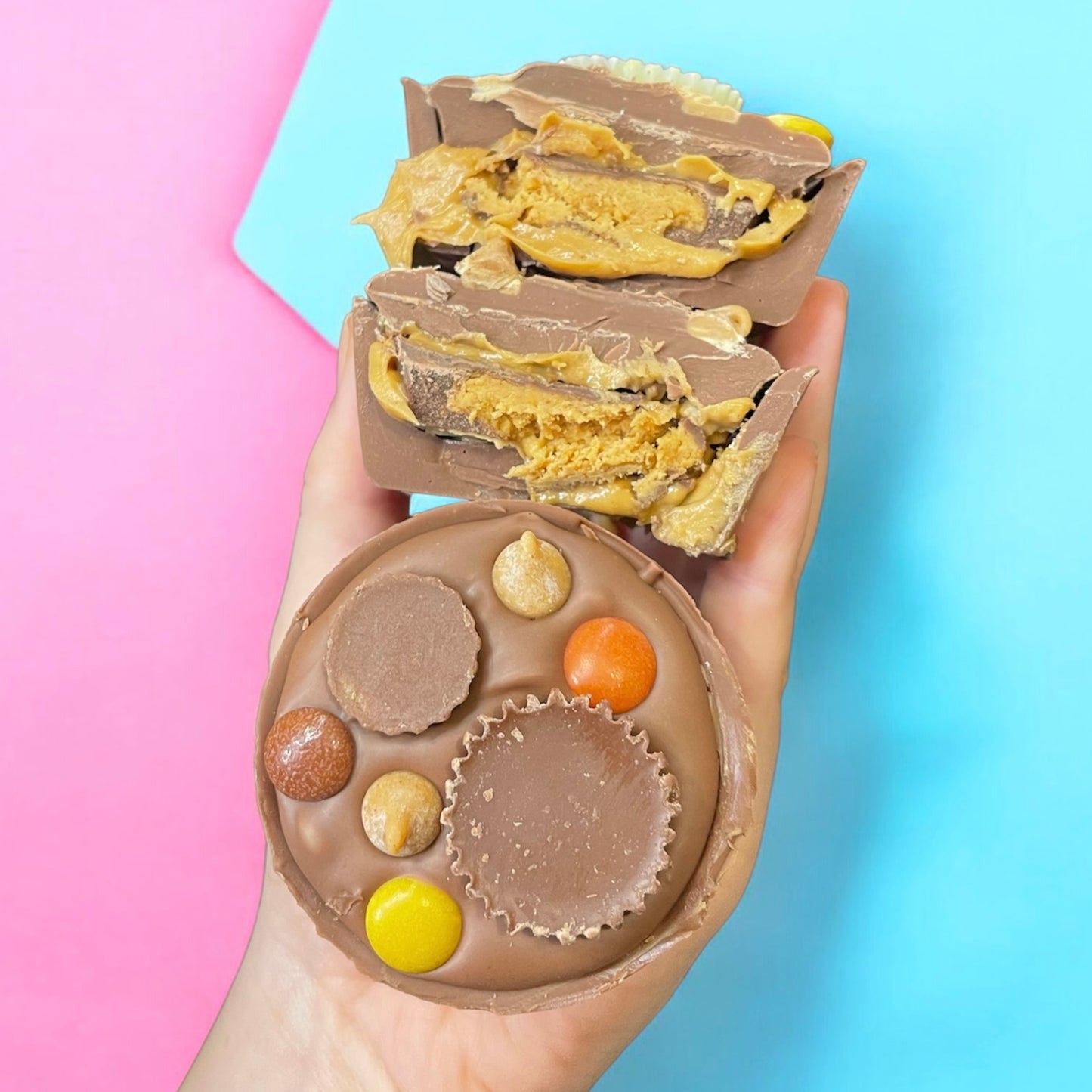 Reeses stuffed chocolate cup