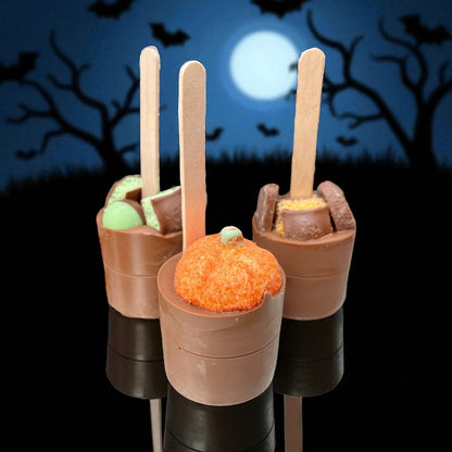 Halloween hot chocolate stirrer