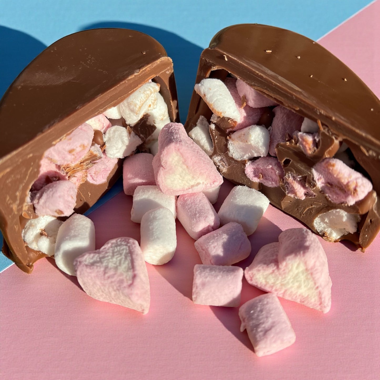 Belgian chocolate heart hot chocolate bomb