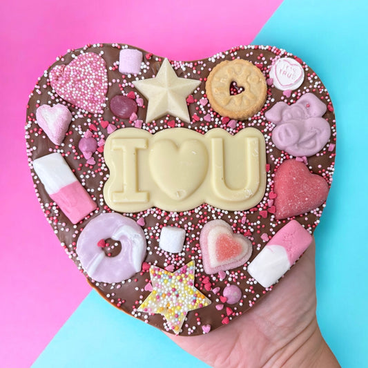 I love you Belgian chocolate heart