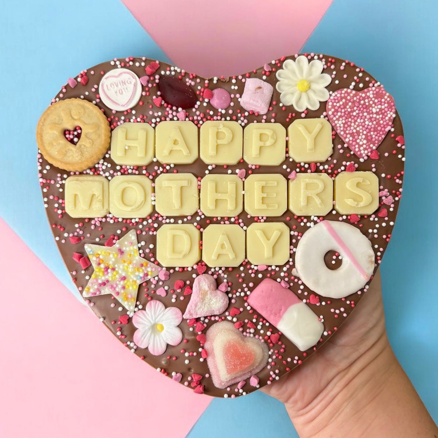 Happy Mothers Day Belgian chocolate heart